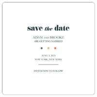 Save the Date Brook and Adam