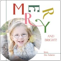 Holiday Card Square Customizable